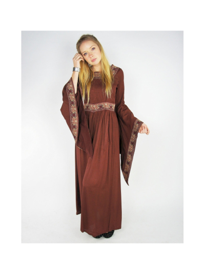 Trollfelsen Mittelalter Kleid Leo Carbone Viskosekleid rot08 Trollfelsen Mittelalter Kleid Leo Carbone Viskosekleid rot08